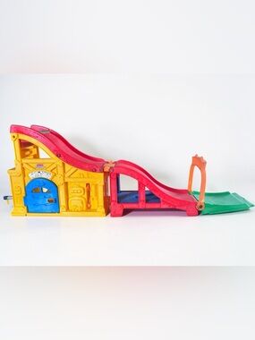 Fisher Price Little People Ramp Playset Vintage Toy Slide House